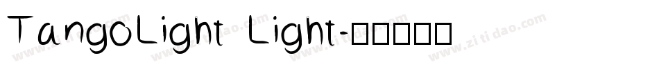 TangoLight Light字体转换